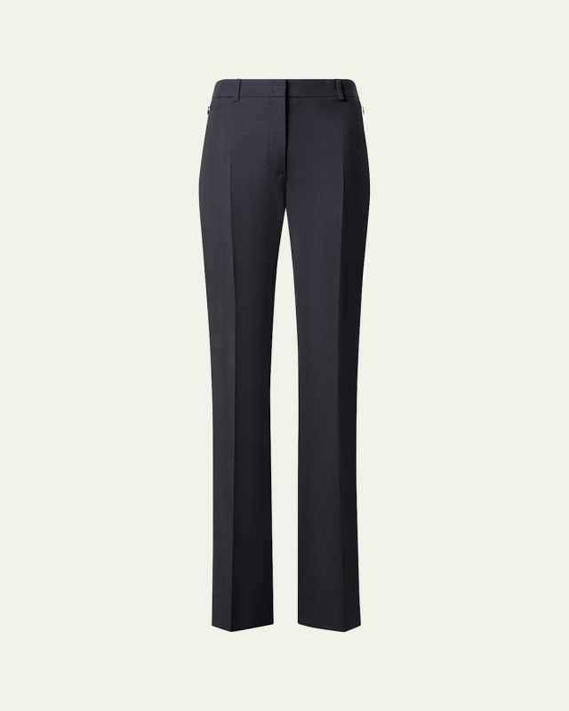 Marilyn Wool-Blend Bootcut Pants